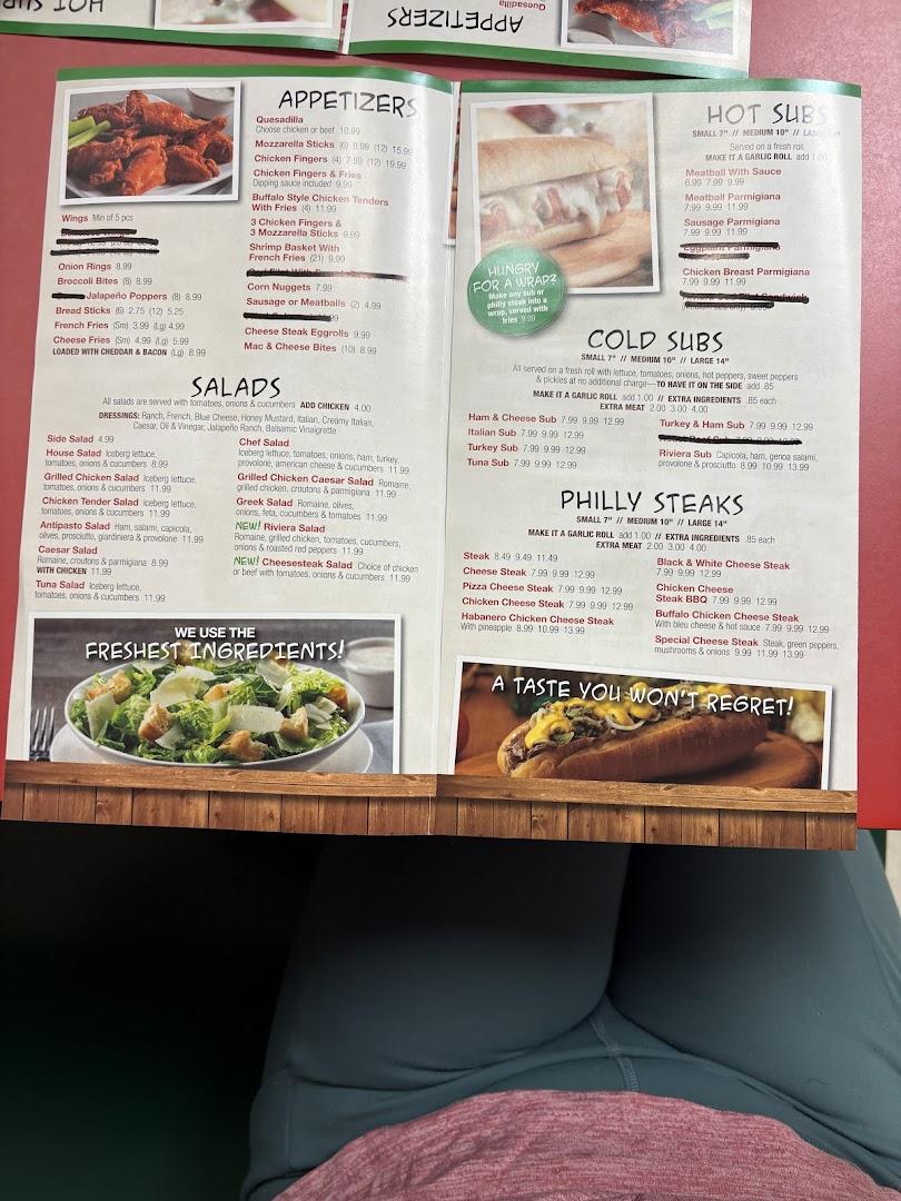 Riviera Pizza Menu image 2